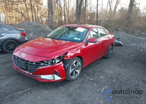 2021 Hyundai Elantra Limited from USA, damaged, VIN 5NPLP4AG6MH026140